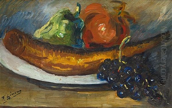 Bodegon Oil Painting by Francisco Gimeno Arasa