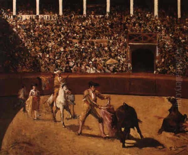 The Plaza De Toros, Madrid by Francisco Gimeno Arasa