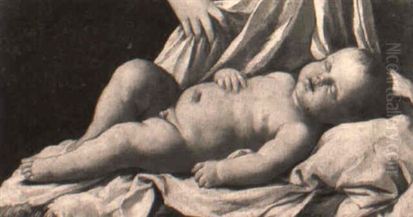 Bambino Dormiente Oil Painting by Giacinto Gimignani