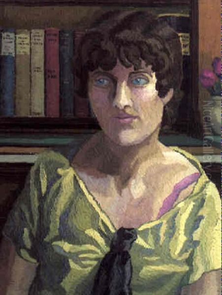 The Girl Philosopher Oil Painting by Charles Ginner