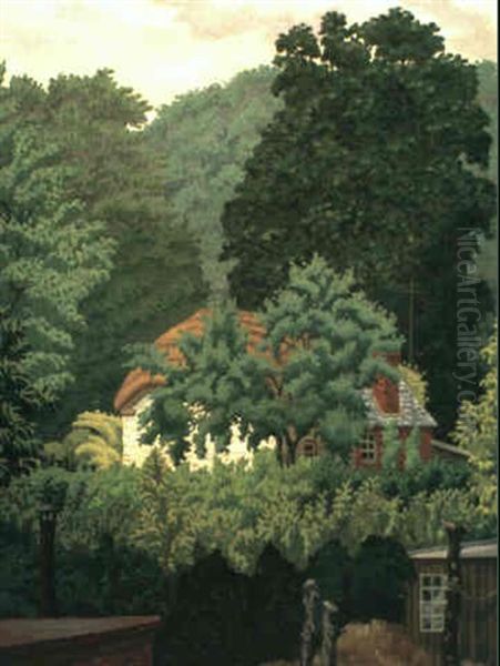 The Game-keeper's Cottage, Epping Forest by Charles Ginner