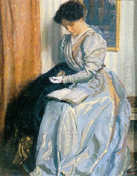 The White Glove Oil Painting by Louis Ginnett