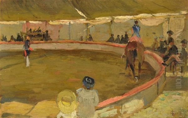 Circo Equestre Oil Painting by Luigi Gioli