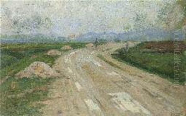 Strada Di Campagna Oil Painting by Luigi Gioli