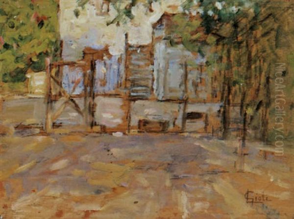 Cortile Oil Painting by Luigi Gioli