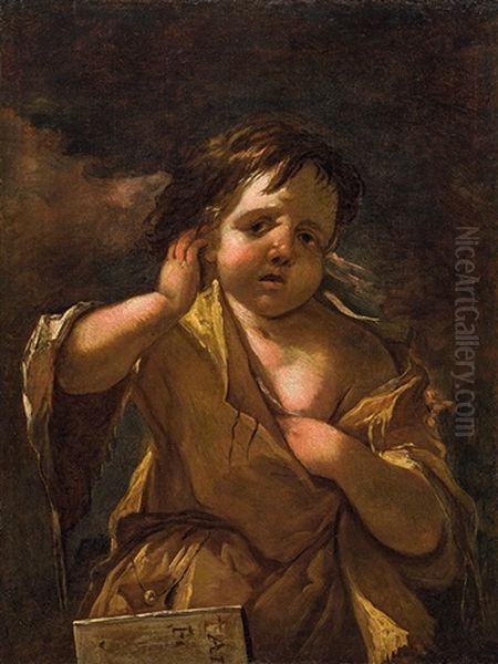 Little Beggar Oil Painting by Luca Giordano