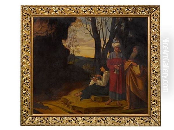 Le Trois Ages De La Vie Oil Painting by  Giorgione