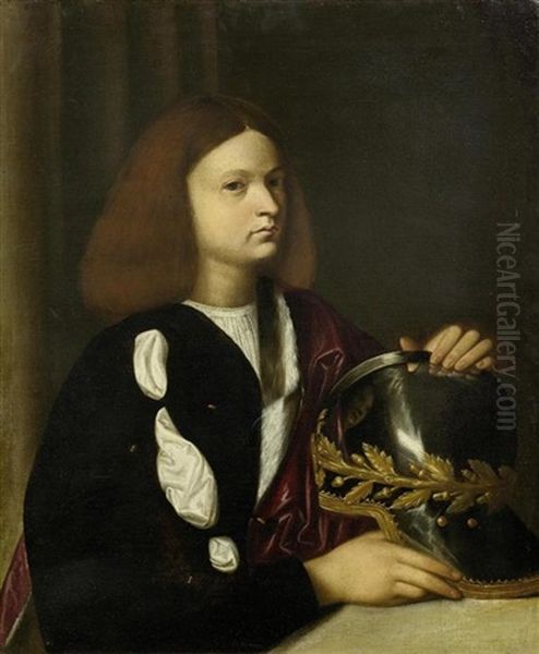 Bildnis Des Francesco Maria I. Della Rovere Oil Painting by  Giorgione