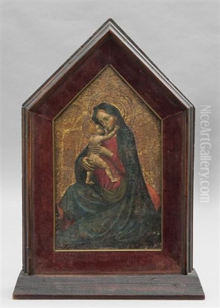 Madonna Con Bambino Oil Painting by  Giovanni da Modena