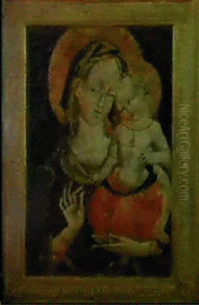 Madonna Col Bambino Oil Painting by  Giovanni da Modena