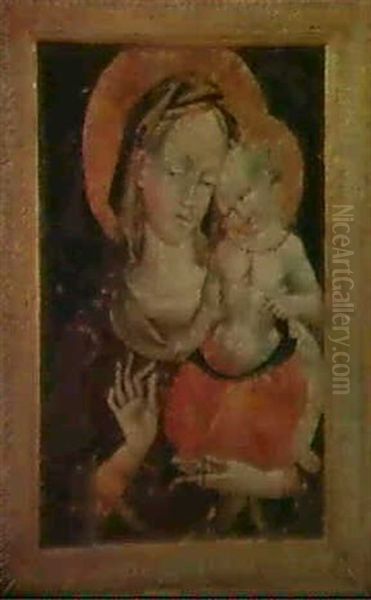 Madonna Col Bambino Oil Painting by  Giovanni da Modena