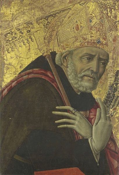 Saint Augustine Oil Painting by Matteo Di Giovanni