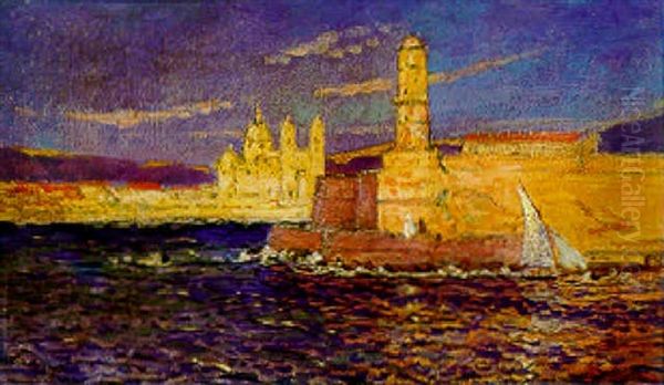 Le Port De Marseille by Leon Giran-Max