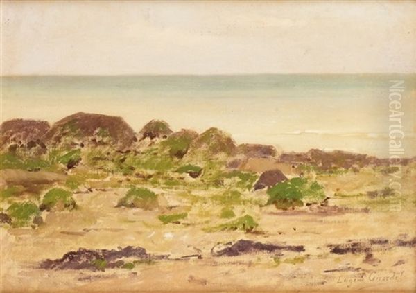 La Plage Oil Painting by Eugene Alexis Girardet