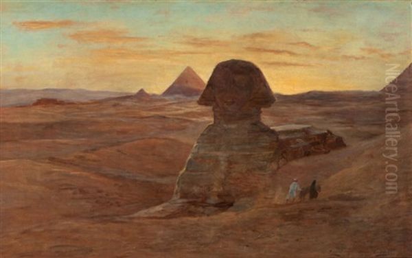 The Sphinx Oil Painting by Eugene Alexis Girardet