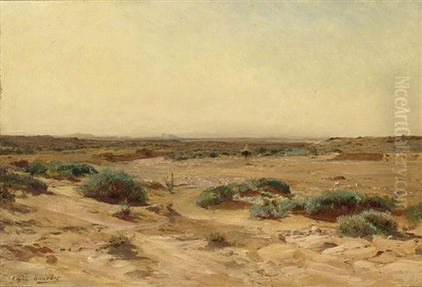 In The Desert Oil Painting by Eugene Alexis Girardet