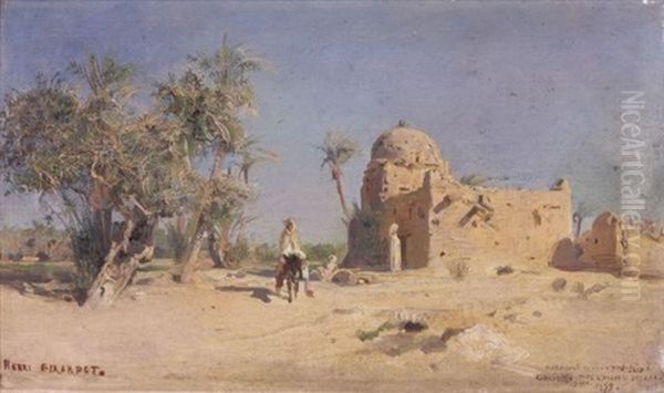 Marabout De Sidi-bou-saida Oil Painting by Henri Girardet