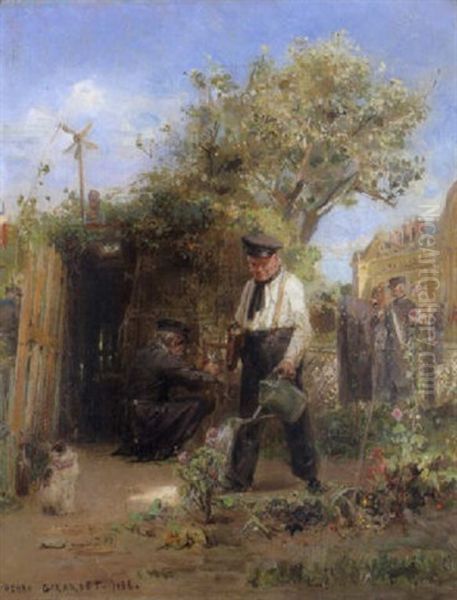 Die Rosenzuchter Oil Painting by Henri Girardet