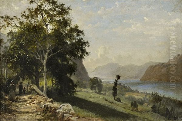 Landschaft Mit See by Karl Girardet