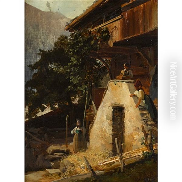 Maison De Paysans Au Steiner by Karl Girardet