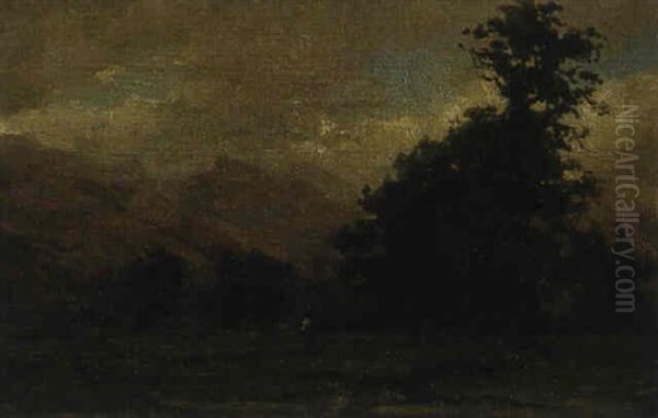 Landschaft Oil Painting by Karl Girardet