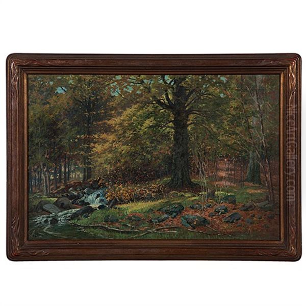 Indiana Landscape Oil Painting by Frank Joseph Girardin