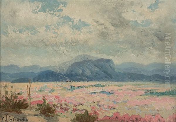 Desert Landscape Oil Painting by Frank Joseph Girardin