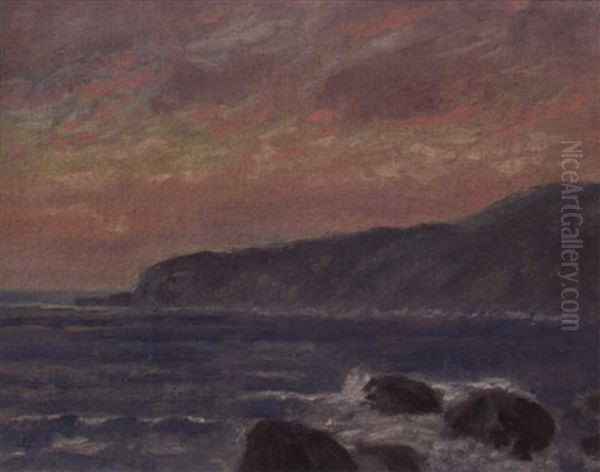 Malibu Oil Painting by Frank Joseph Girardin