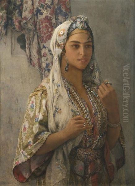 Marocaine De Tetouan Oil Painting by Louis Auguste Girardot