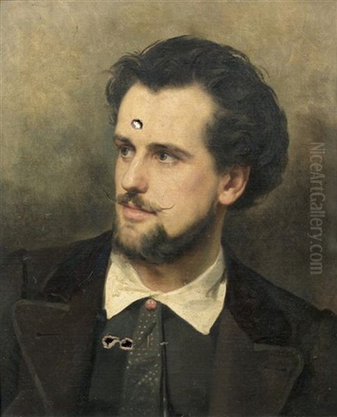 Portrait D'henri Regnault Oil Painting by Victor-Julien Giraud