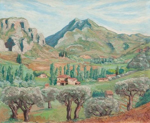 Lourmarin, Le Luberon Oil Painting by Pierre Paul Girieud