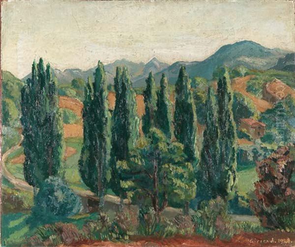 Paysage De Provence (paysage Buis Les Baronnies) Oil Painting by Pierre Paul Girieud