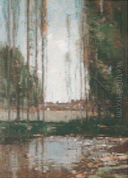 Bord De La Varaise Oil Painting by David Eugene Girin