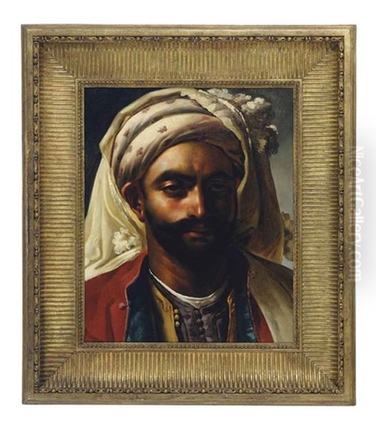 Mustapha Oil Painting by Anne-Louis Girodet de Roucy-Trioson