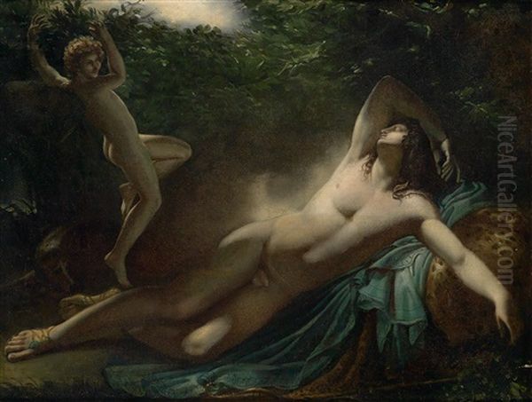 Der Traum Des Endymion Oil Painting by Anne-Louis Girodet de Roucy-Trioson