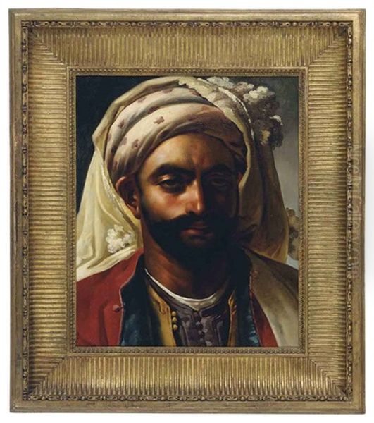 Mustapha Oil Painting by Anne-Louis Girodet de Roucy-Trioson