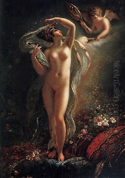 Danae Oil Painting by Anne-Louis Girodet de Roucy-Trioson