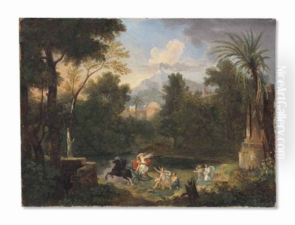 The Abduction Of Proserpina Oil Painting by Andre Giroux