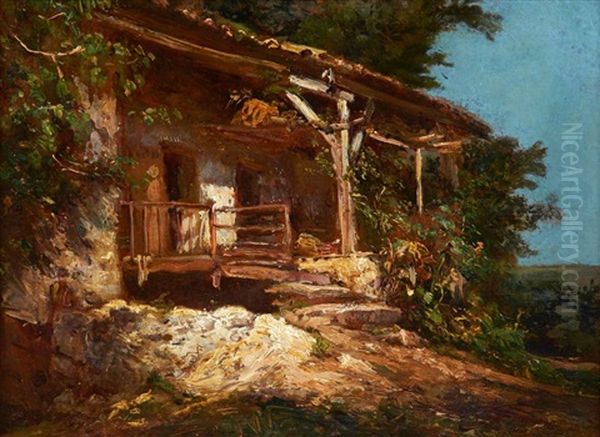 La Cabane Oil Painting by Andre Giroux