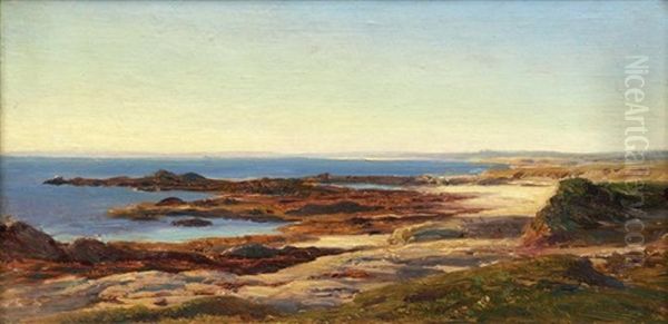 Bord De Mer, Concarneau Oil Painting by Andre Giroux