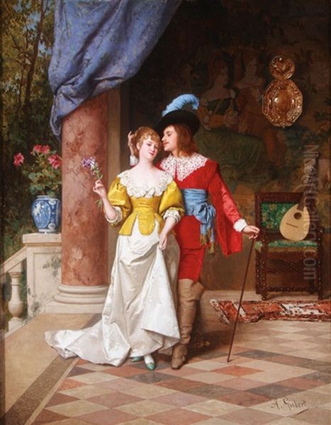 Enfermo Del Amor Oil Painting by Antonio Gisbert