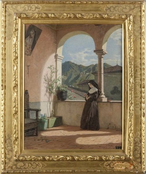 Santa Rita Oil Painting by Bartolomeo Giuliano