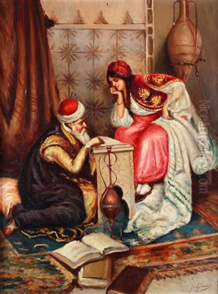 Orientalische Szene Oil Painting by Fausto Giusto