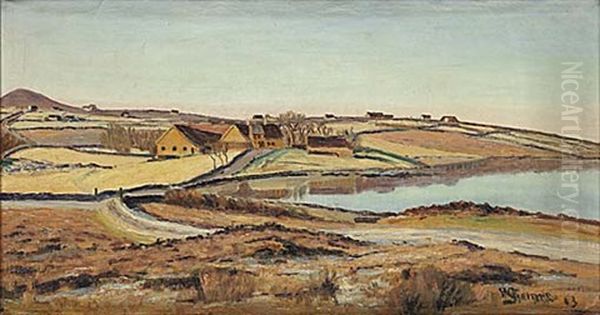 Landskap Oil Painting by Per Gjemre