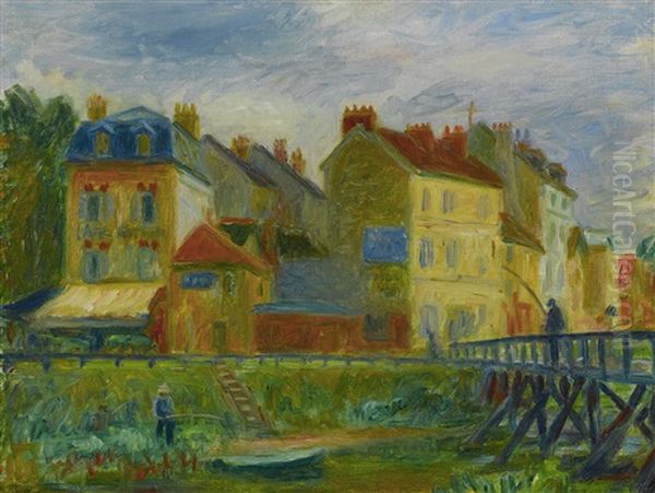 Samois-sur-seine Oil Painting by William Glackens