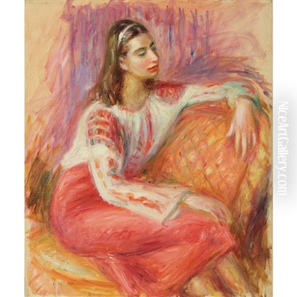 Natalie Oil Painting by William Glackens