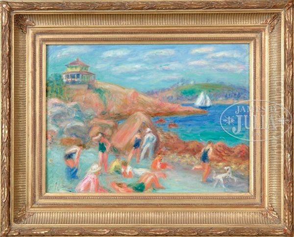 Rockport, Mass 1936 No. 3 Oil Painting by William Glackens