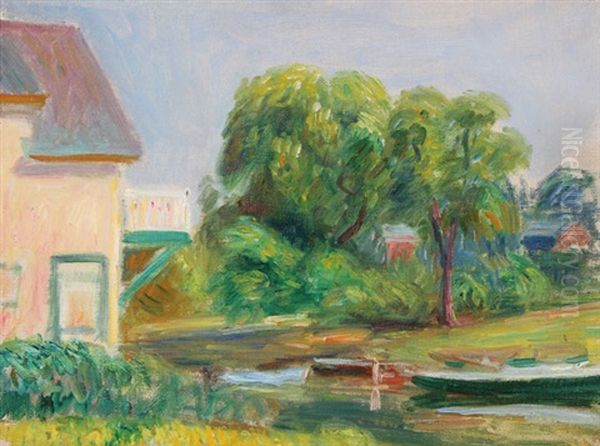 Bayshore Creek 2 Oil Painting by William Glackens