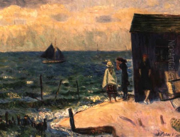 Bellport, Long Island Oil Painting by William Glackens