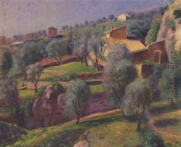 Domaine D'aspras Oil Painting by William Glackens